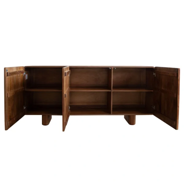 Solid Wood Sideboard 3-Door