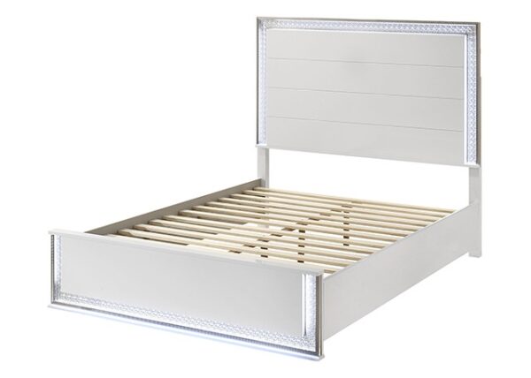 Hazeline White Wooden Bed By Furniture Of America - Image 2