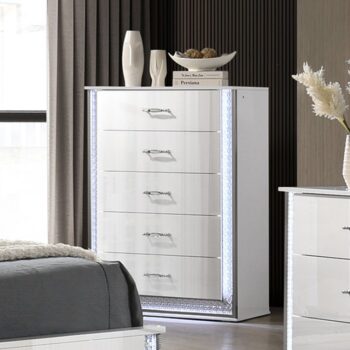 Hazeline White Chest Of Drawers By Furniture Of America