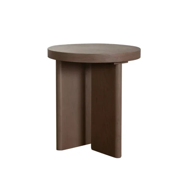 Aspen Round Wood End Table