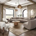 Round Oak Coffee Table