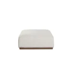 Cream Ottoman