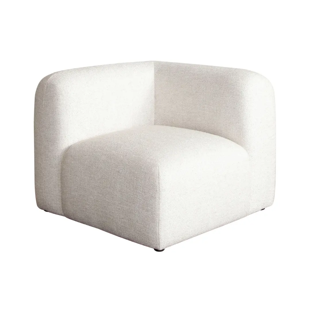Echo Square Corner Chair Upholstery Fabric By Diamond Sofa | Mobilia Cleopatra 3 Chair Upholstery Fabric