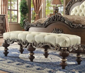 Brown Cherry Bench HD-8013 By Homey Design