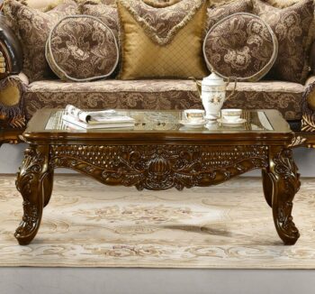 Luxury Mahogany Coffee Table & End Table Set HD-1064 By Homey Design