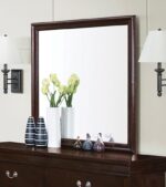 Louis Philippe Square Mirror Cappuccino 202414 by Coaster Furniture. - Image 4