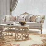 Luxury Silver Sofa HD-20353 By Homey Design