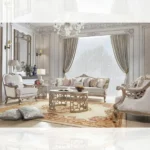 Luxury Silver Sofa HD-20353 By Homey Design - Image 3