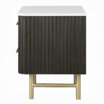 Clayten Espresso Nightstand with Marble Top By ACME - Image 3