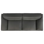 Buxton Top Grain Leather Upholstered Sofa Graphite by Coaster Furniture - Image 7