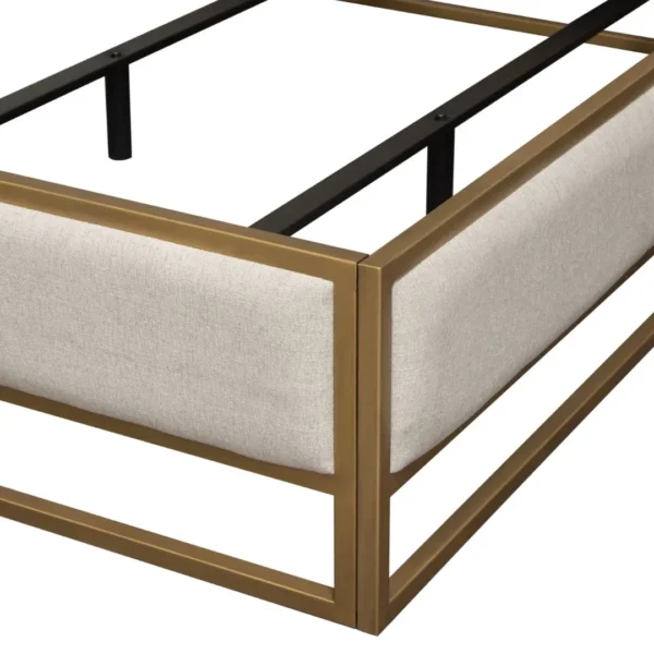 Tufted Leather Bed
