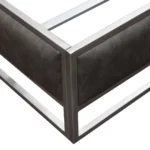 Tufted Leather Bed