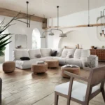 5‑Seat Modular Corner Sectional Sofa