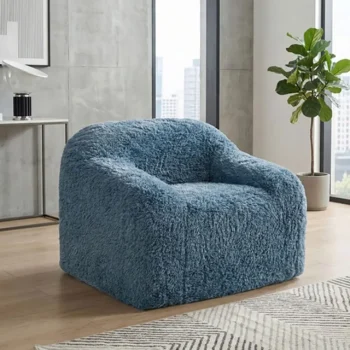 blue accent chair