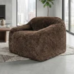 brown accent chair