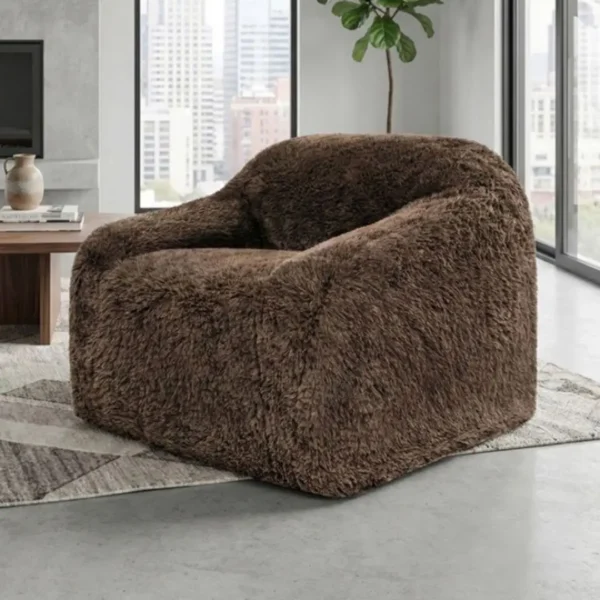 brown accent chair