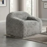 grey accent chair