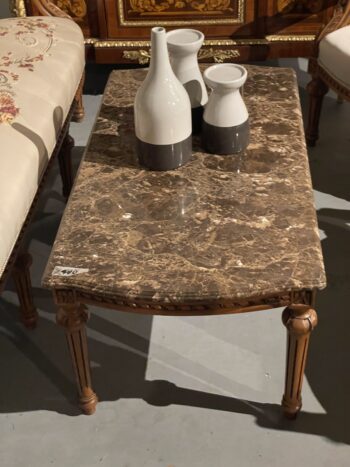 Handmade Louis Brown Caffe Table