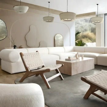 Wood Frame Accent Chair