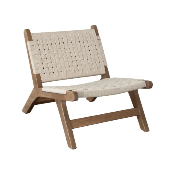 Wood Frame Accent Chair