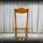 Handmade Brown Gold Diva Side Chair - Image 3