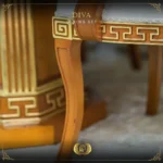 Handmade Brown Gold Diva Side Chair - Image 9