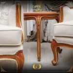 Handmade Brown Gold Diva Chair - Image 6