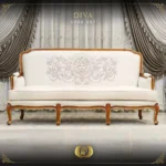 Handmade Brown Gold Diva Sofa