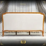 Handmade Brown Gold Diva Sofa - Image 4