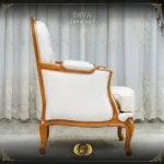 Handmade Brown Gold Diva Chair - Image 4