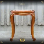 Handmade Brown Gold Diva End Table - Image 2