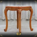 Handmade Brown Gold Diva End Table