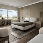 Contemporary Low Bed Frame