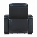 Ephron Black Leather Power Recliner Chair by ACME - Image 4