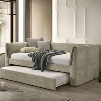 Upney Twin Contemporary Daybed Bedding w/ Trundle By Furniture Of America