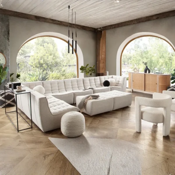 Marshall Scooped Upholstery Chair Fabric by Diamond Sofa - Image 4