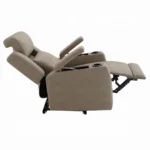 Lugo Camel Leather Power Motion Recliner with Cup Holder by ACME - Image 4
