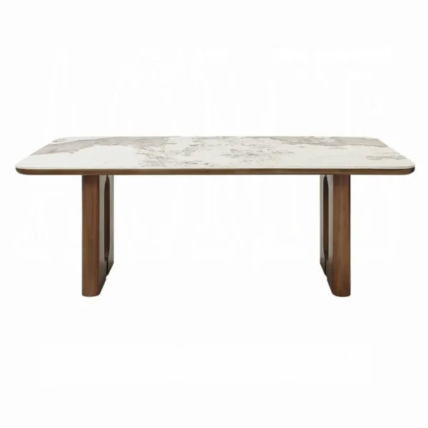 Harvey Ceramic Dining Table by ACME - Image 2