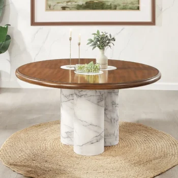 Marble Round Dining Table