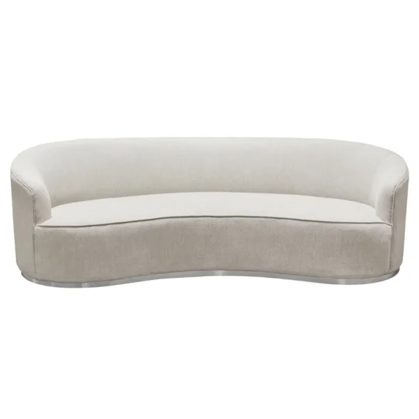 Cream Velvet Sofa