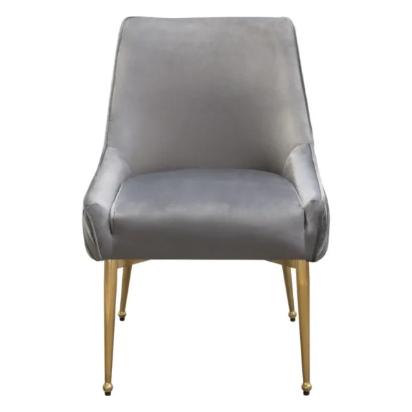 Grey Upholstered Dining Chair