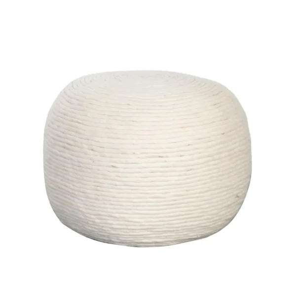 Round Accent Pouf