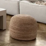 Round Accent Pouf