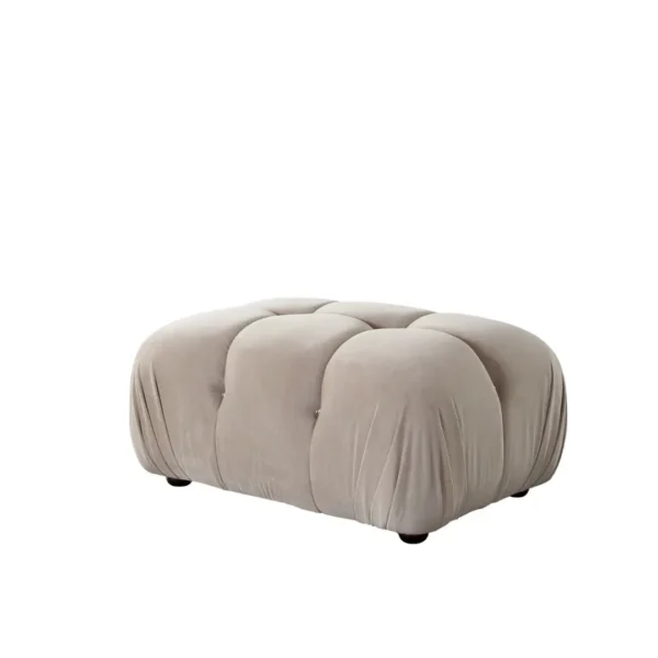 Velvet Ottoman