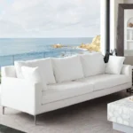 White Upholstered Sofa