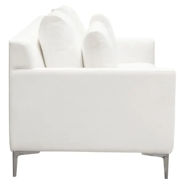 White Upholstered Sofa