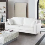 White Upholstered Sofa