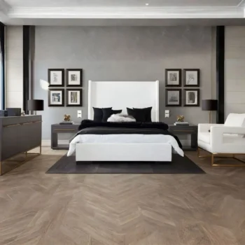 White Contemporary Bed