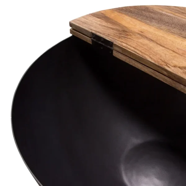 Round Storage Coffee Table