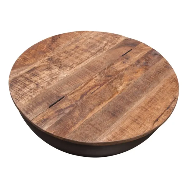 Round Storage Coffee Table